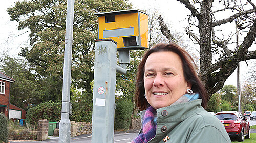 Alicia Marland has delivered a new speed camera in Grotton, but other road safety measures haven't been delivered