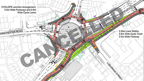 The cancelled plans for the Big Lamp roundabout
