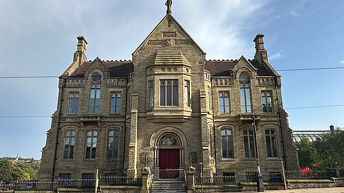 The new town hall building